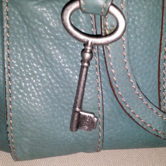 Fossil green long live vintage 1954 leather bag - Picture 4 of 6